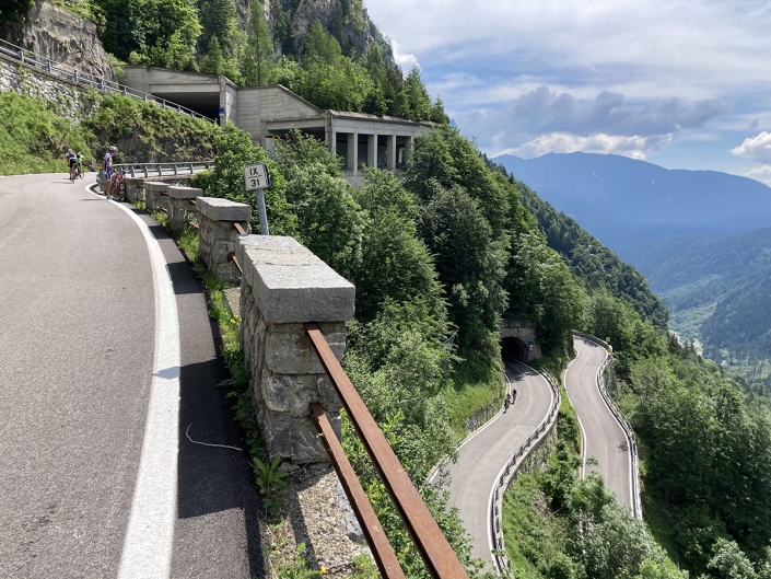 Tornanti del Passo Montecroce Carnico