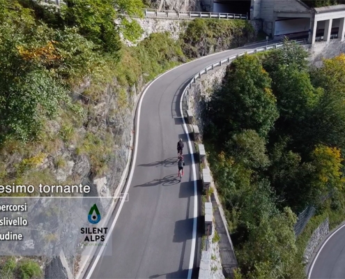 Final bends to Passo Monte Croce Carnico.